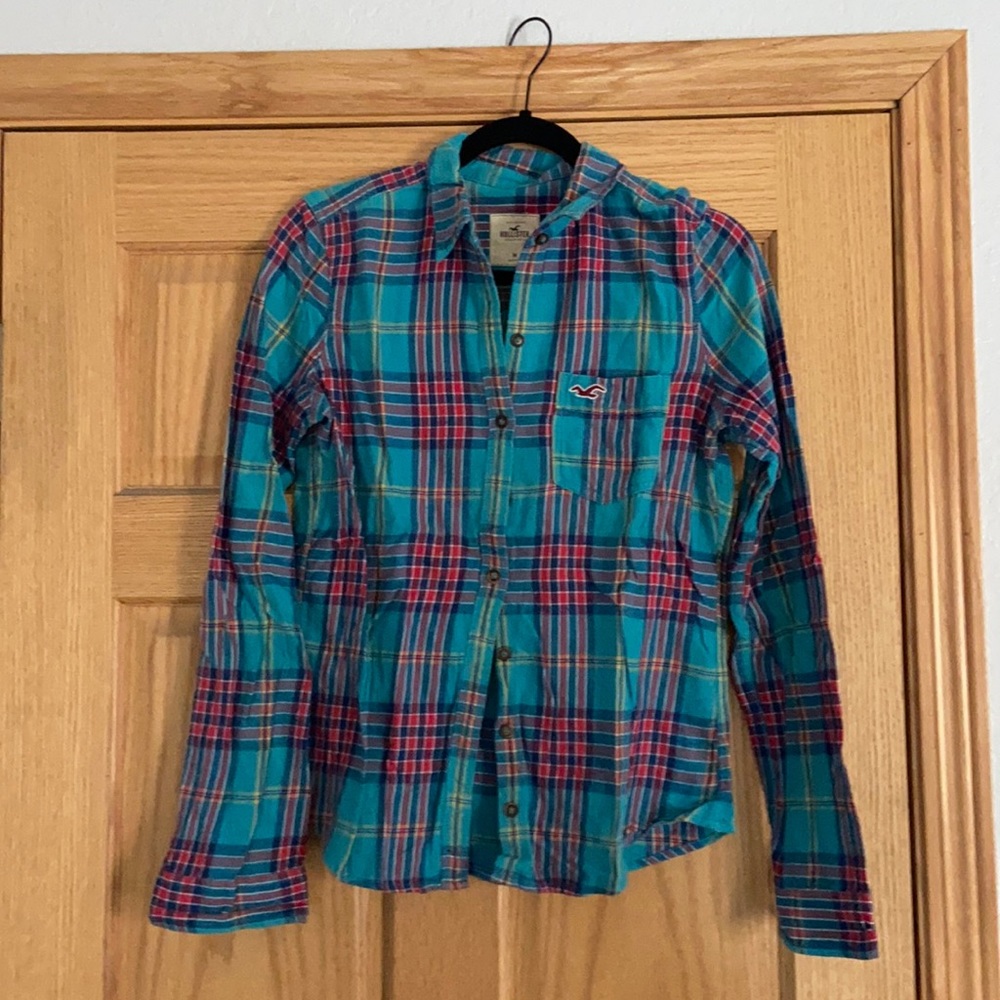 Hollister Flannel with bright colors